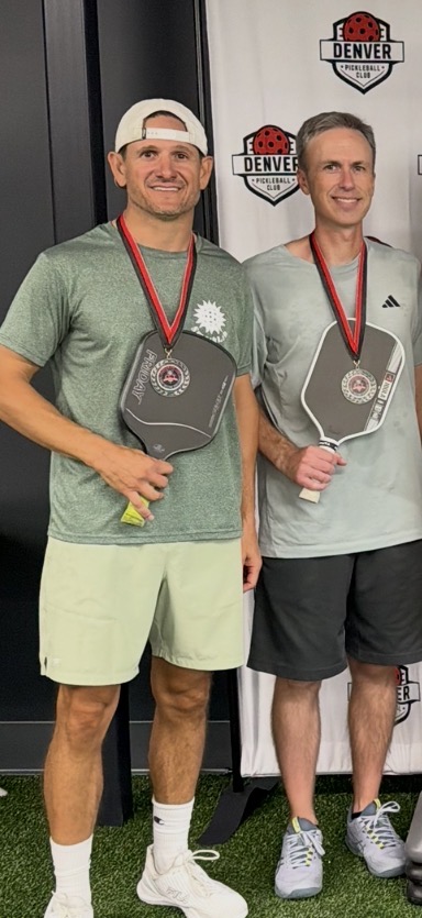 Adam Kasick playing pickleball