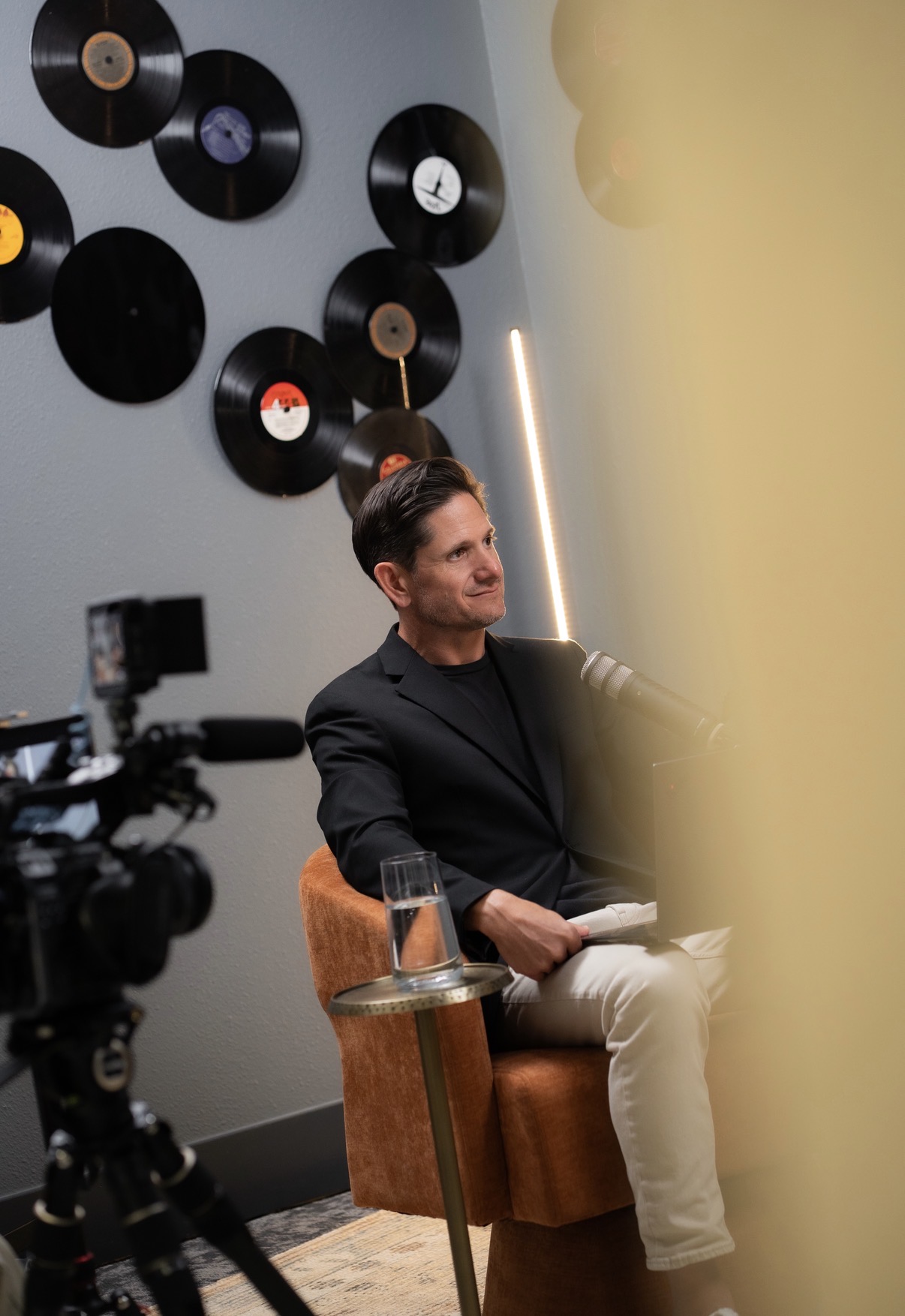 Adam Kasick during a podcast recording